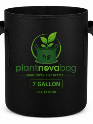 7 Gallon Fabric Grow Bag (12x13 Inch) – Heavy-Duty Reusable Breathable Plant Pot for Indoor & Outdoor Gardening
