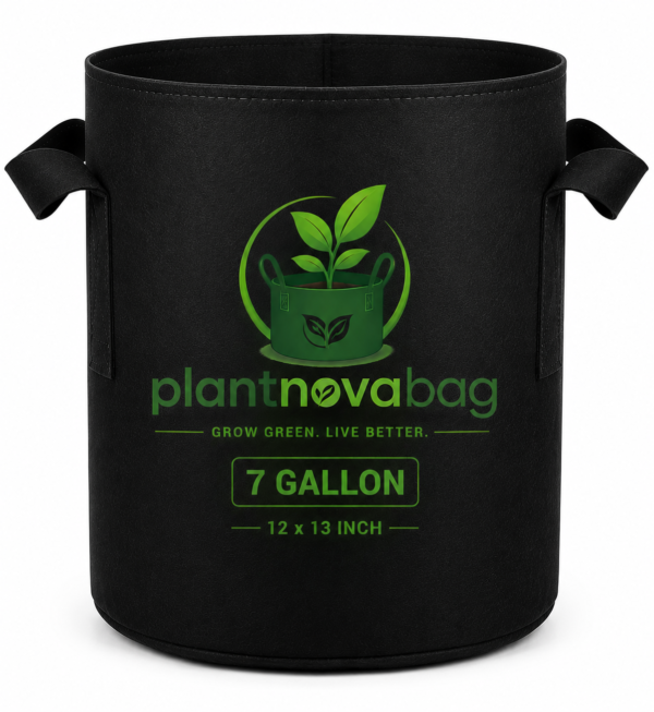 7 Gallon Fabric Grow Bag (12x13 Inch) – Heavy-Duty Reusable Breathable Plant Pot for Indoor & Outdoor Gardening 7 Gallon Fabric Grow Bag (12x13 Inch) – Heavy-Duty Reusable Breathable Plant Pot for Indoor & Outdoor Gardening